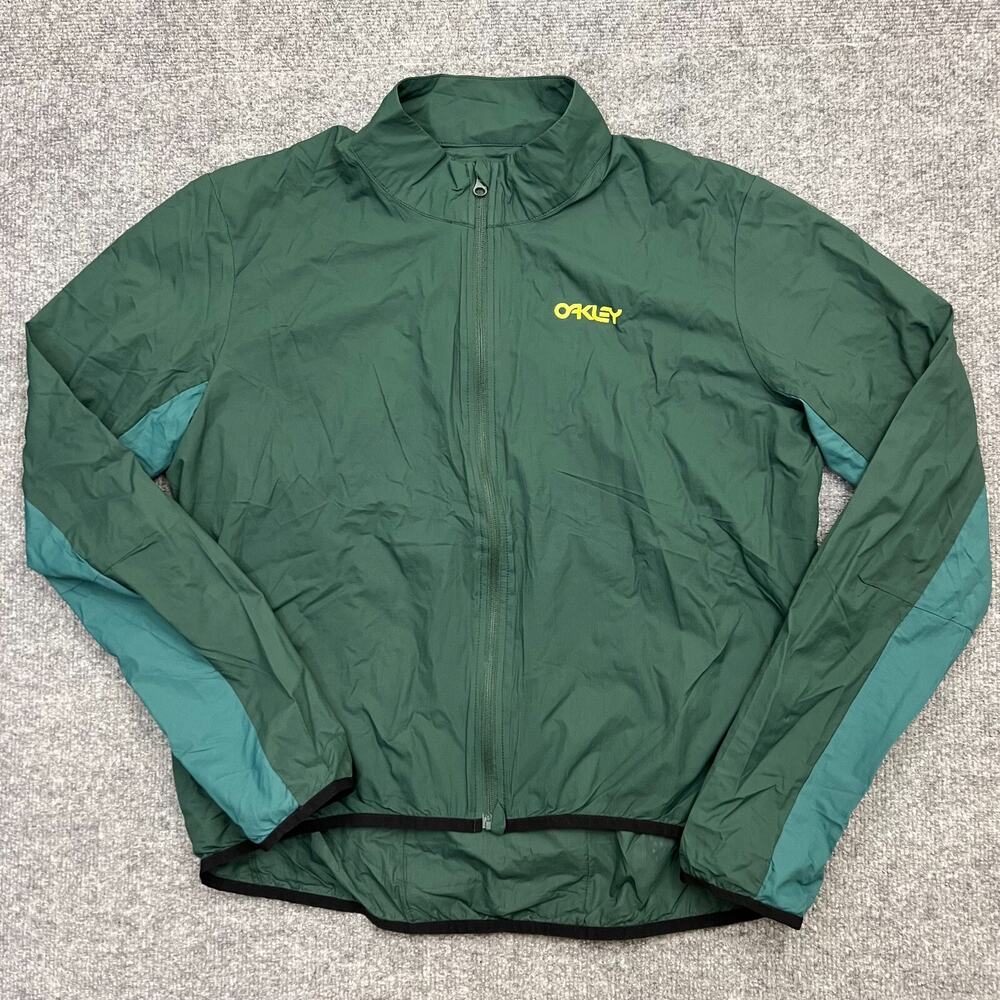 Oakley Elements Packable Jacket II Youth XL Hunter Green Full Zip Regular Fit
